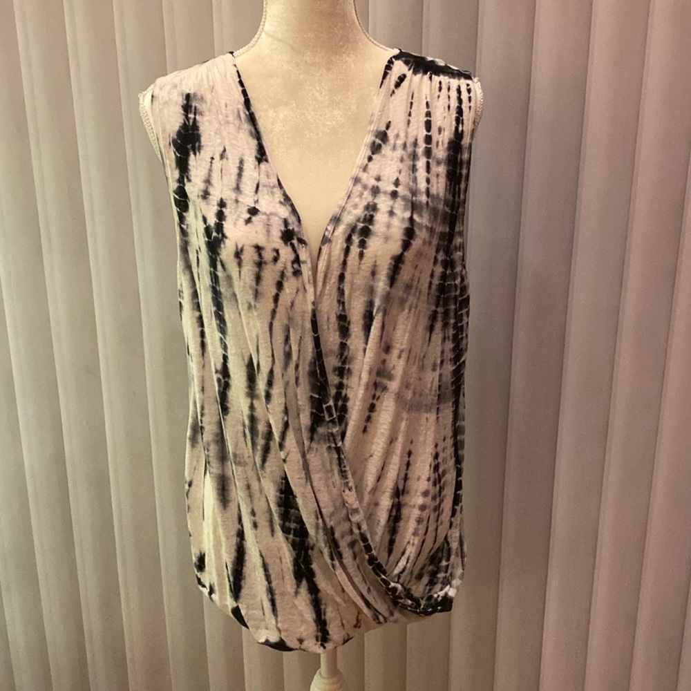 Red Haute Tie-dye Top